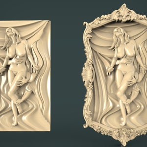ManCave Capitative Sexy STL 3D Print File