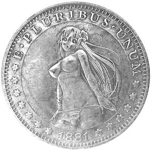 Perfect Pair V3S2 Novelty Good Luck Heads Tails Vintage Hobo Coin Art US Seller FAST Shipping!