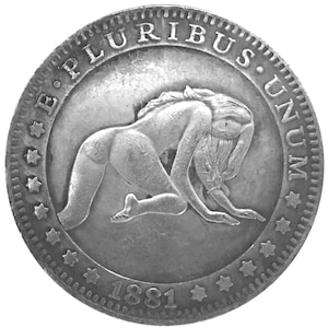 Invitation Only V2 Novelty Good Luck Heads Tails Vintage Hobo Coin Art US Seller FAST Shipping!