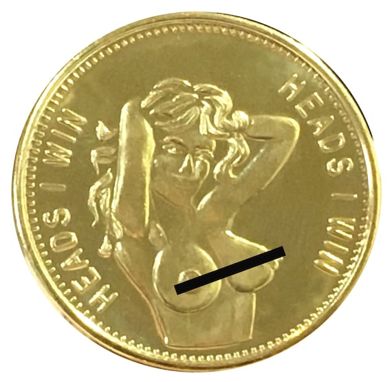 Pin up Heads & Tails Vintage Hobo Challenge Coin Art - Manpak 5 Pin up Heads & Tails Vintage Hobo Challenge Coin Art - Manpak 5