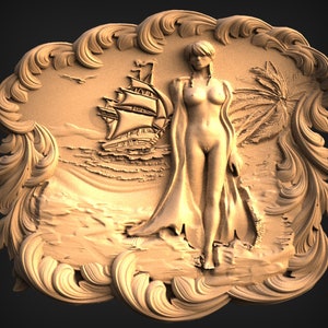 ManCave Sailors Delight V1 Sexy STL 3D Print File