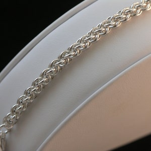 Jens Pind Bracelet - Argentium Silver 18g, Lobster Claw Clasp, Soldered