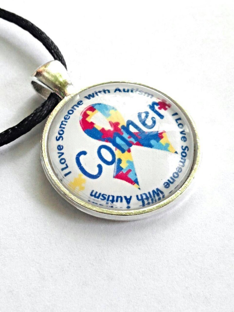 Autism Name Necklace or Keychain Great Gift for Autism Mom and Etsy