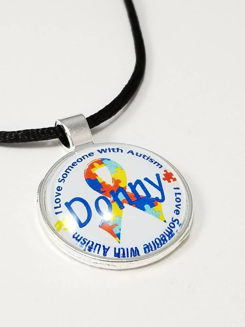 Autism Name Necklace or Keychain Great Gift for Autism Mom and Etsy