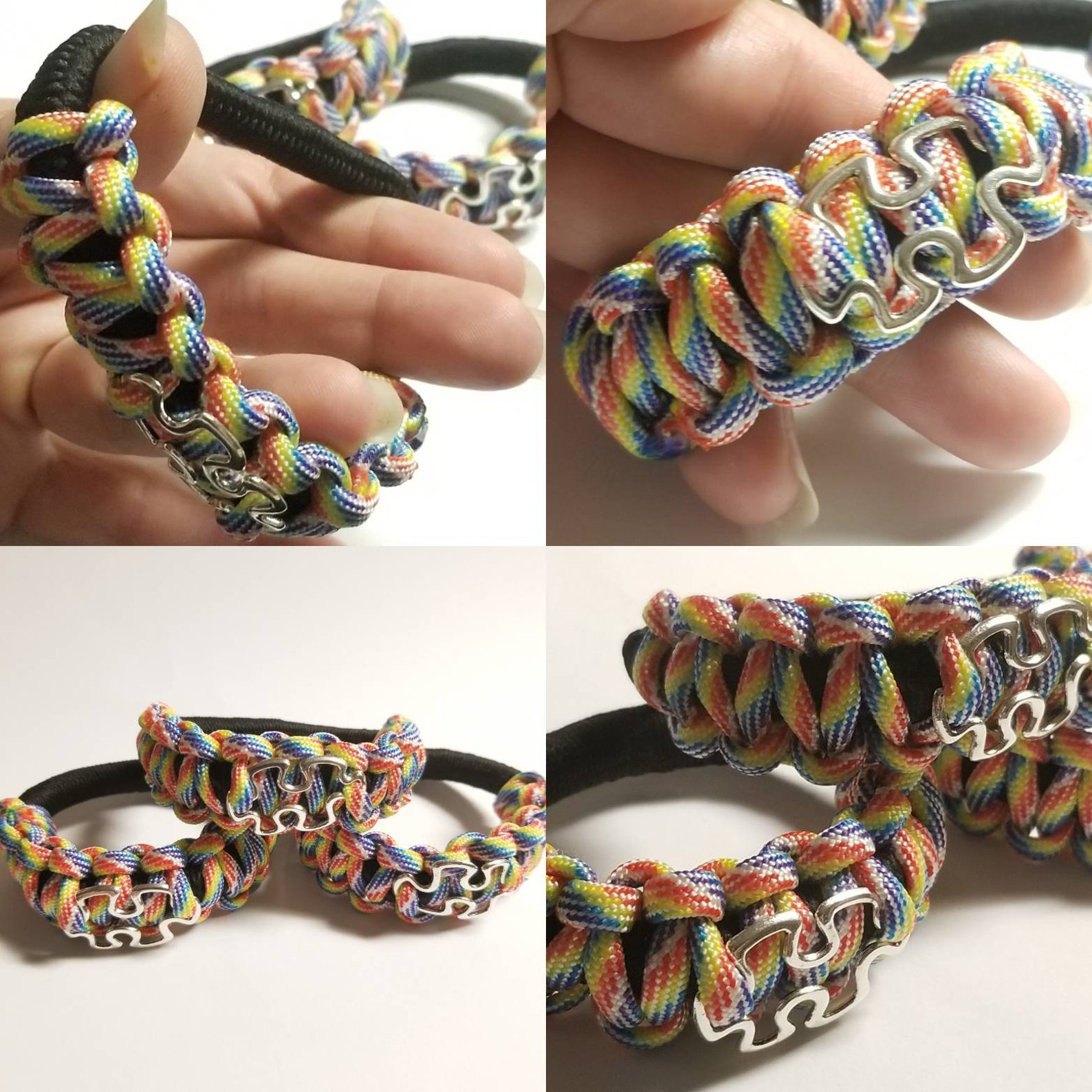 Autism Medical ID Bracelet Multi Colored Stretch Wrist Band Etsy