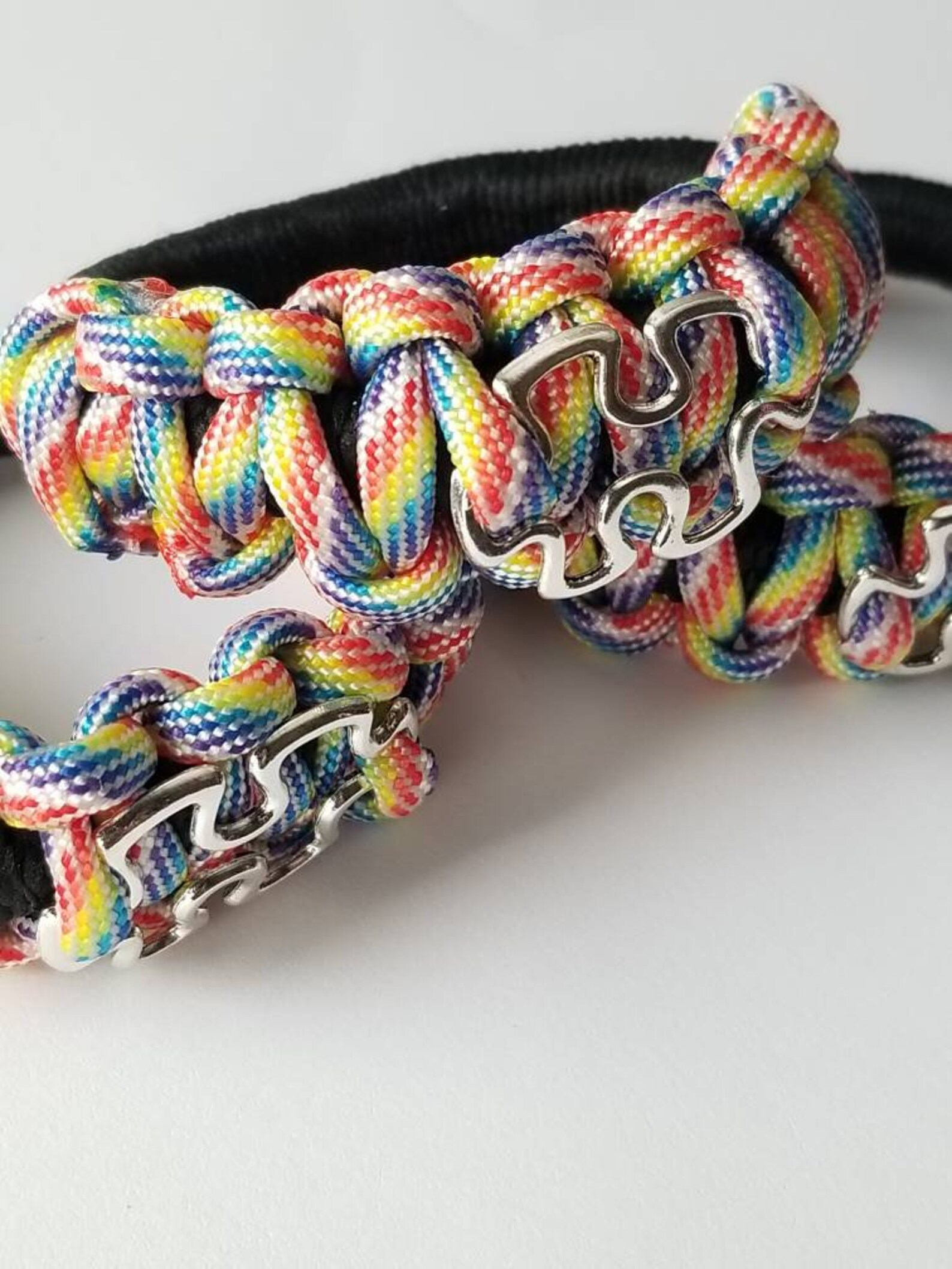 Autism Medical ID Bracelet Multi Colored Stretch Wrist Band | Etsy