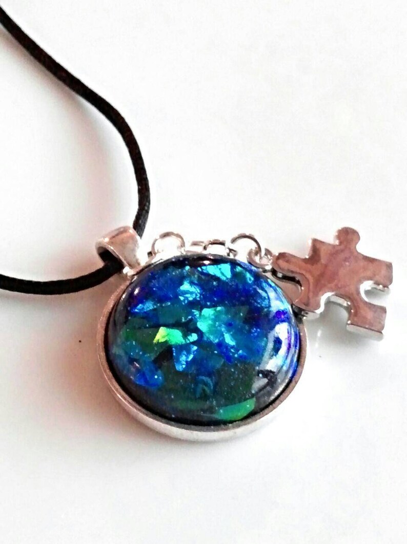 Autism Necklace Autism Awareness Jewelry Autism Mom Autism Etsy