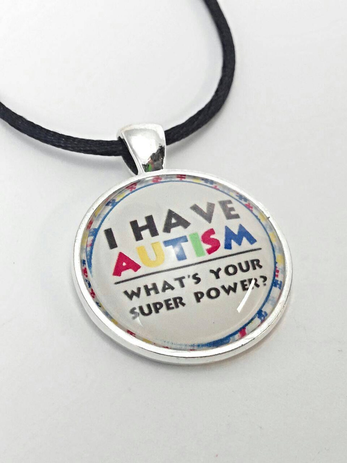 Autism Necklace Boy Girl I Have Autism What's Your Etsy