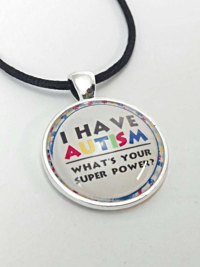 Autism Necklace Boy Girl I Have Autism What's Your Etsy