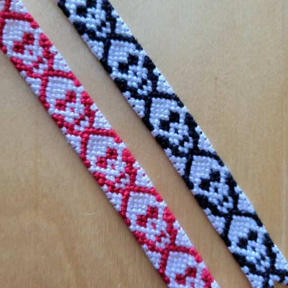 Goth friendship bracelet deals