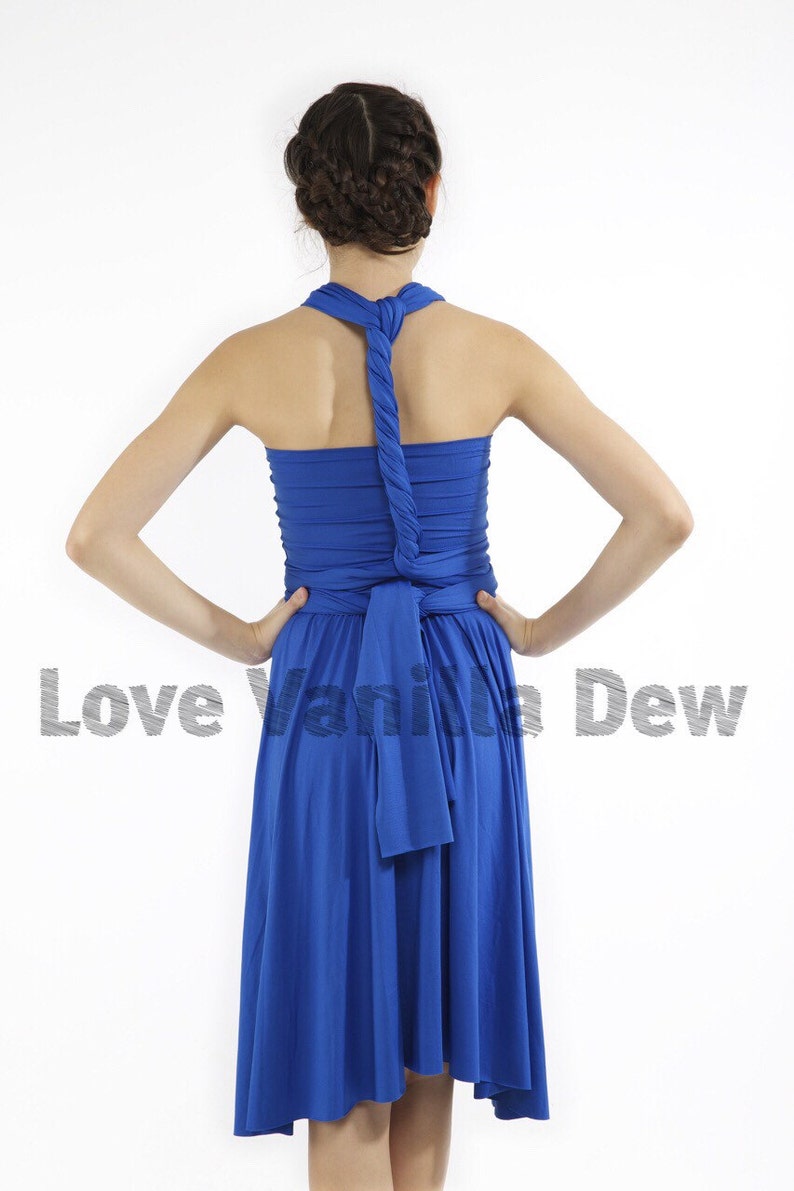 royal blue infinity dress bridesmaid