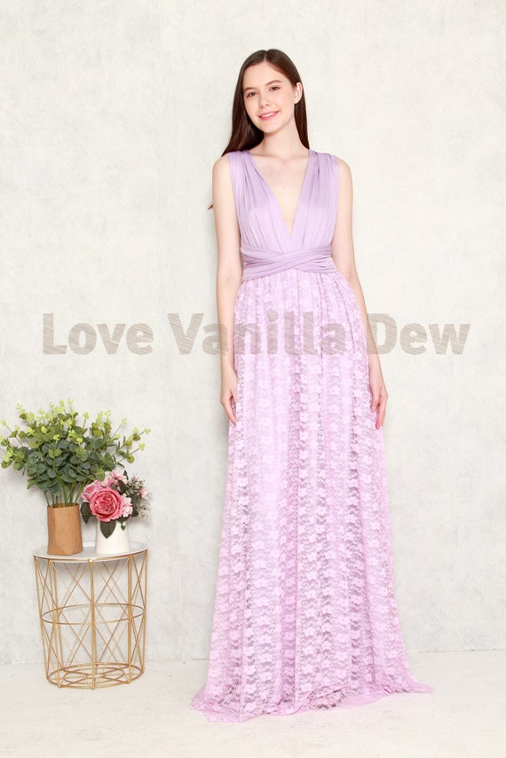 infinity dress lilac