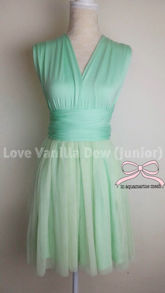 aquamarine infinity dress