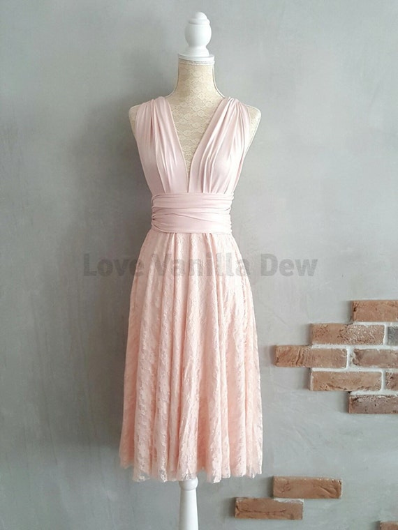 blush infinity dress