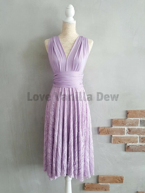 infinity dress lilac