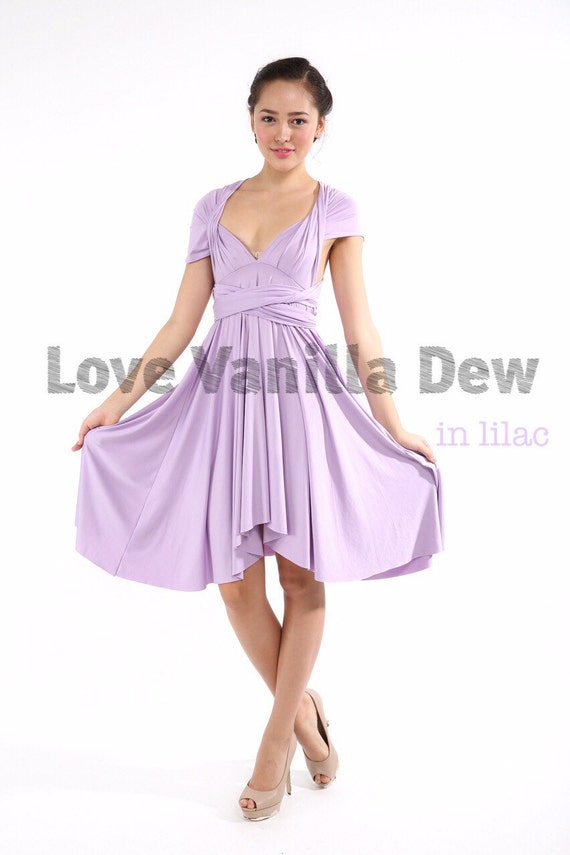 infinity dress above the knee length