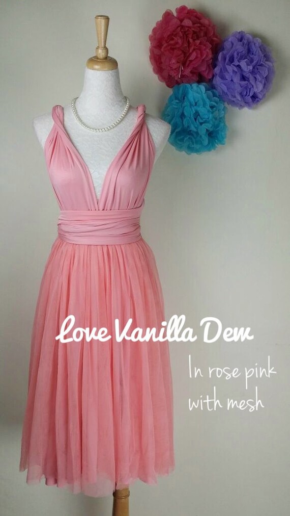 rose pink dress for wedding