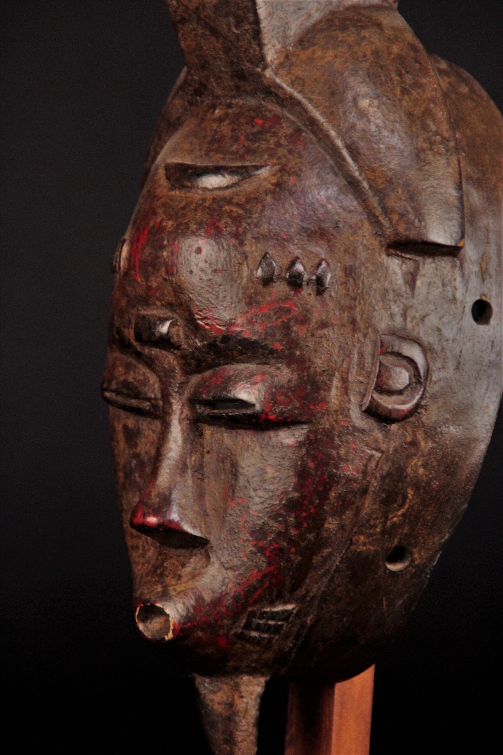 Old African Box Mask, Baoulé Ethnic Group From Côte D'ivoire - Etsy