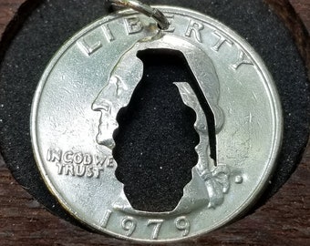 Hand Grenade pendant Grenade pendant Hand Grenade necklace Grenade necklace Army pendant Army necklace, Military  hand cut coin pendant