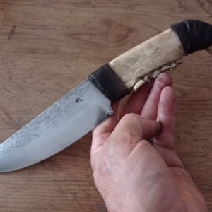 Backenmesser, geschmiedete Klinge aus Kohlenstoffstahl