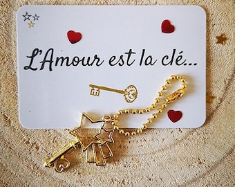 Cadeau amour / L’Amour est la Clé /  Cadeau St Valentin / Cadeau spiritualité