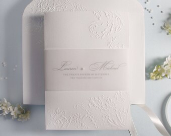 10 Personalised Champagne Red Rose Wedding Invitations Day /& Evening D18