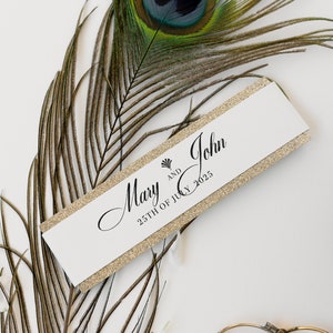 Black Laser cut, Art Deco, Gold Great Gatsby 1920's Personalized Gatefold Wedding Invitation, Glitter Custom Monogram & Envelope, Die Cut image 4