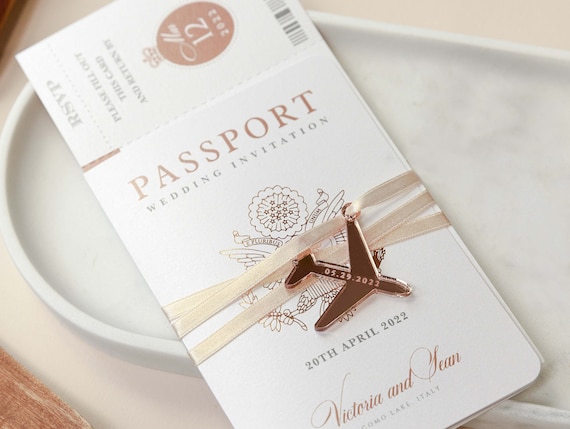 Faire Part Mariage Passeport Et Billet D'avion atelier-yuwa.ciao.jp