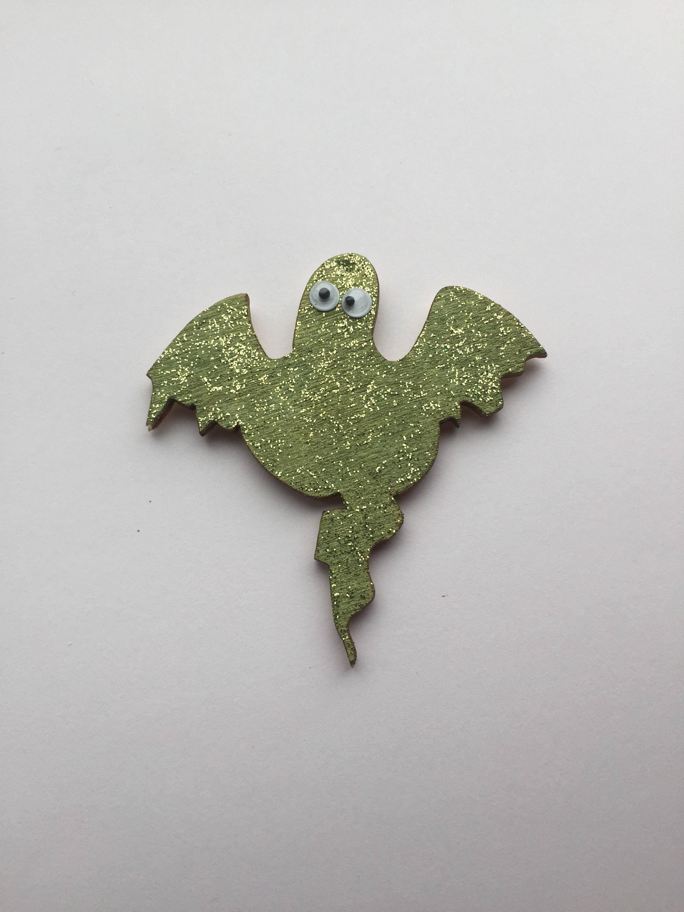 Green Ghost fridge wooden Halloween Etsy