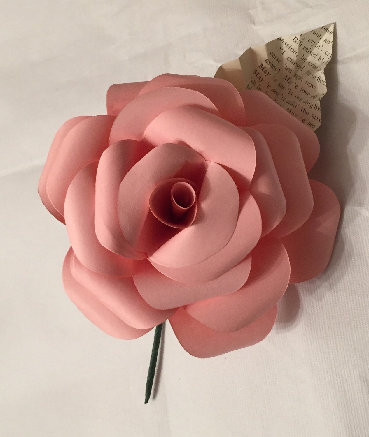 Paper Rose Buttonhole Paper Lily Buttonhole Boutonniere Etsy UK