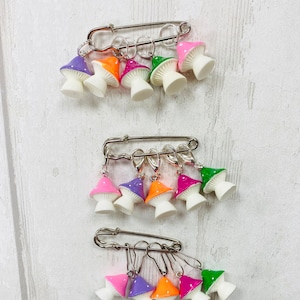 Bunte Fliegenpilz Maschenmarkierer: Stricken Häkeln Zubehör