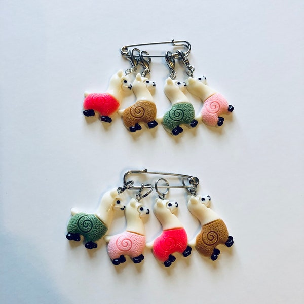 Llama Charm Stitch Markers, stitch markers, knitting supplies, progress markers, progress keepers, craft supplies, crochet markers