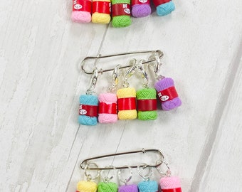 Resin Knitting Sewing Charm Stitch Markers, progress markers / keepers for knitting and crocheting