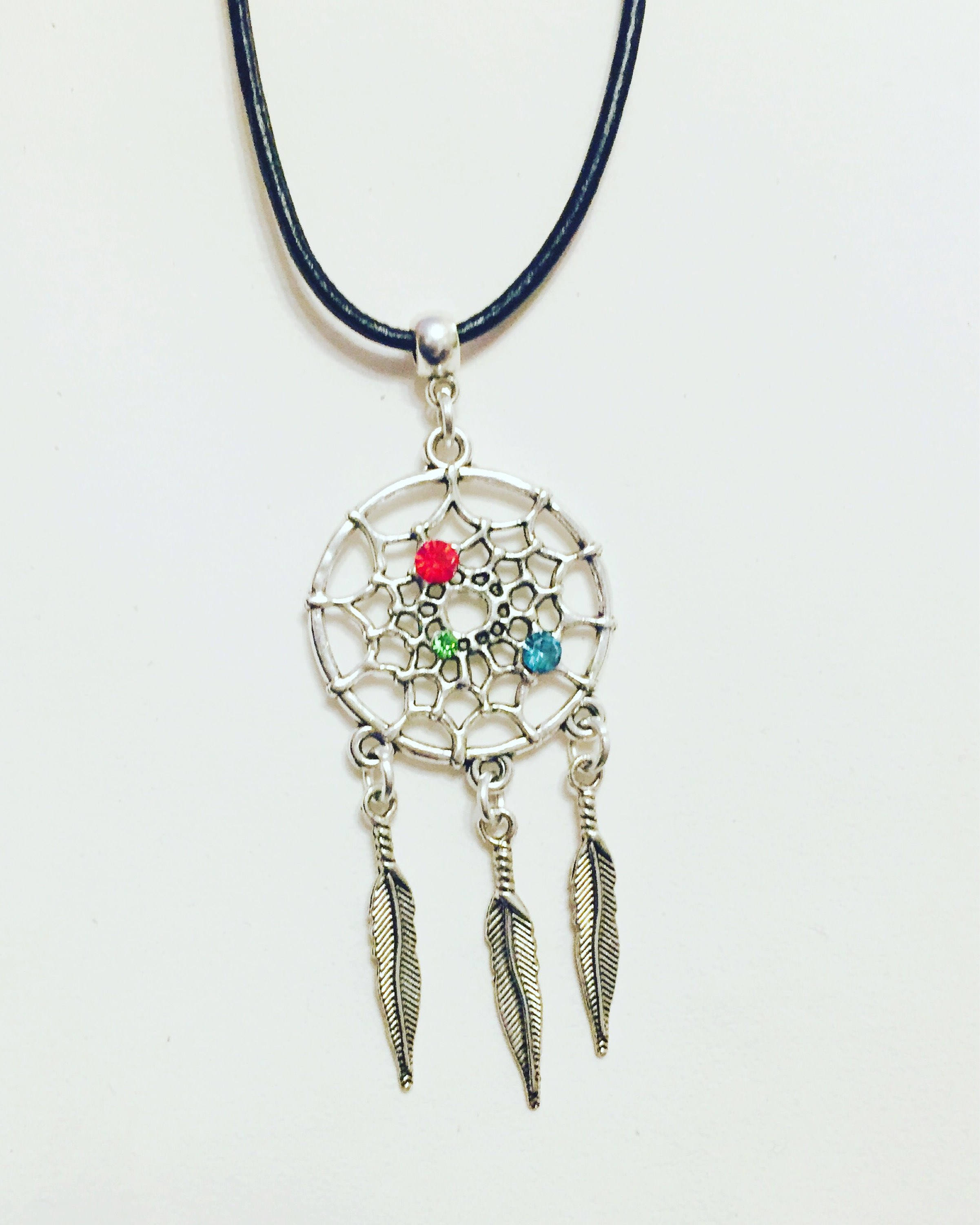Small dream catcher necklace Clearance