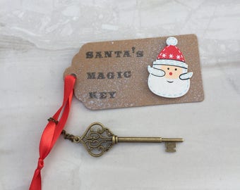 Santa's Magic Key Christmas Ornament - great for a Christmas Eve box or gift