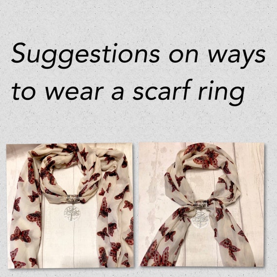 Scarf Holder Clips 3 Piece X-Shape Scarf Rings - Gold Silver Rose Gold Shawl Clips For Women's Scarves & Neckwear Winter Rain Jacket