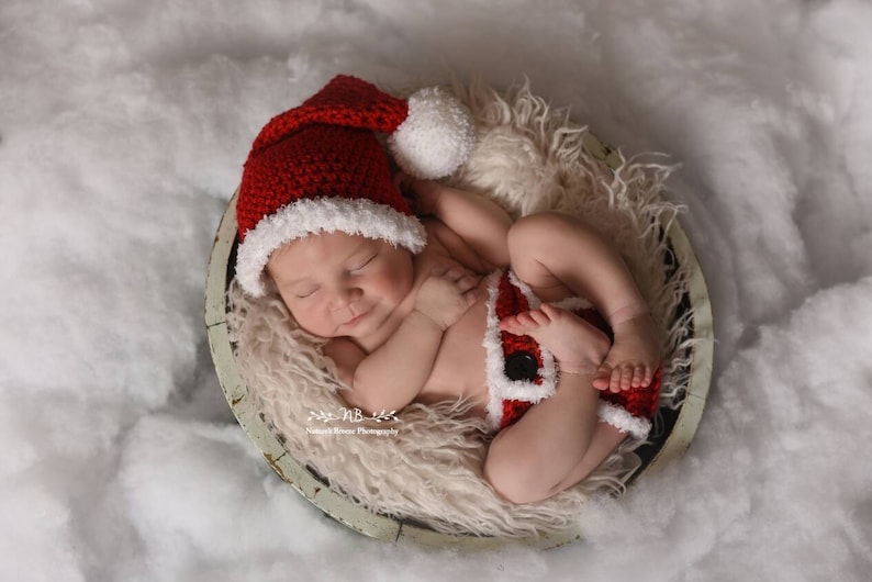 newborn santa outfit