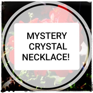 Mystery Crystal Necklace, Handmade Intuitive Crystal Jewelry, Natural Gemstone Necklace, Crystal Gift for Women or Men, READ DESCRIPTION image 10