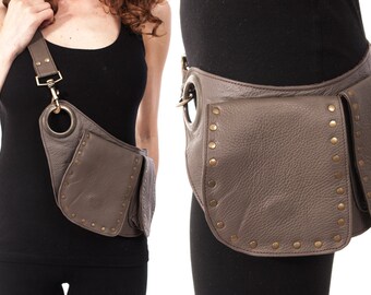 Festival side bag,festival bag,unisex bag,pocket belt,traders bag,psy trance clothing,belt,festival belt