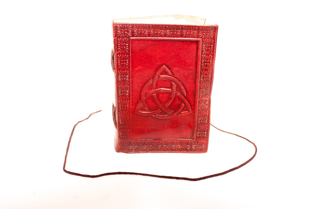 5x3.5 Handmade Leather Journal Sketchbook Diary Celtic Knot Etsy