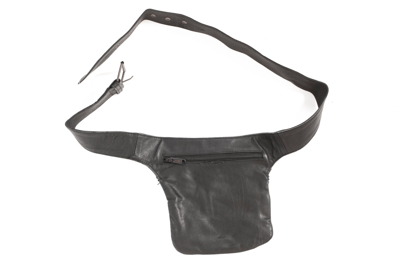 Hip Handmade Leather Waist Pack Bag Party Festival Style Belt Etsy