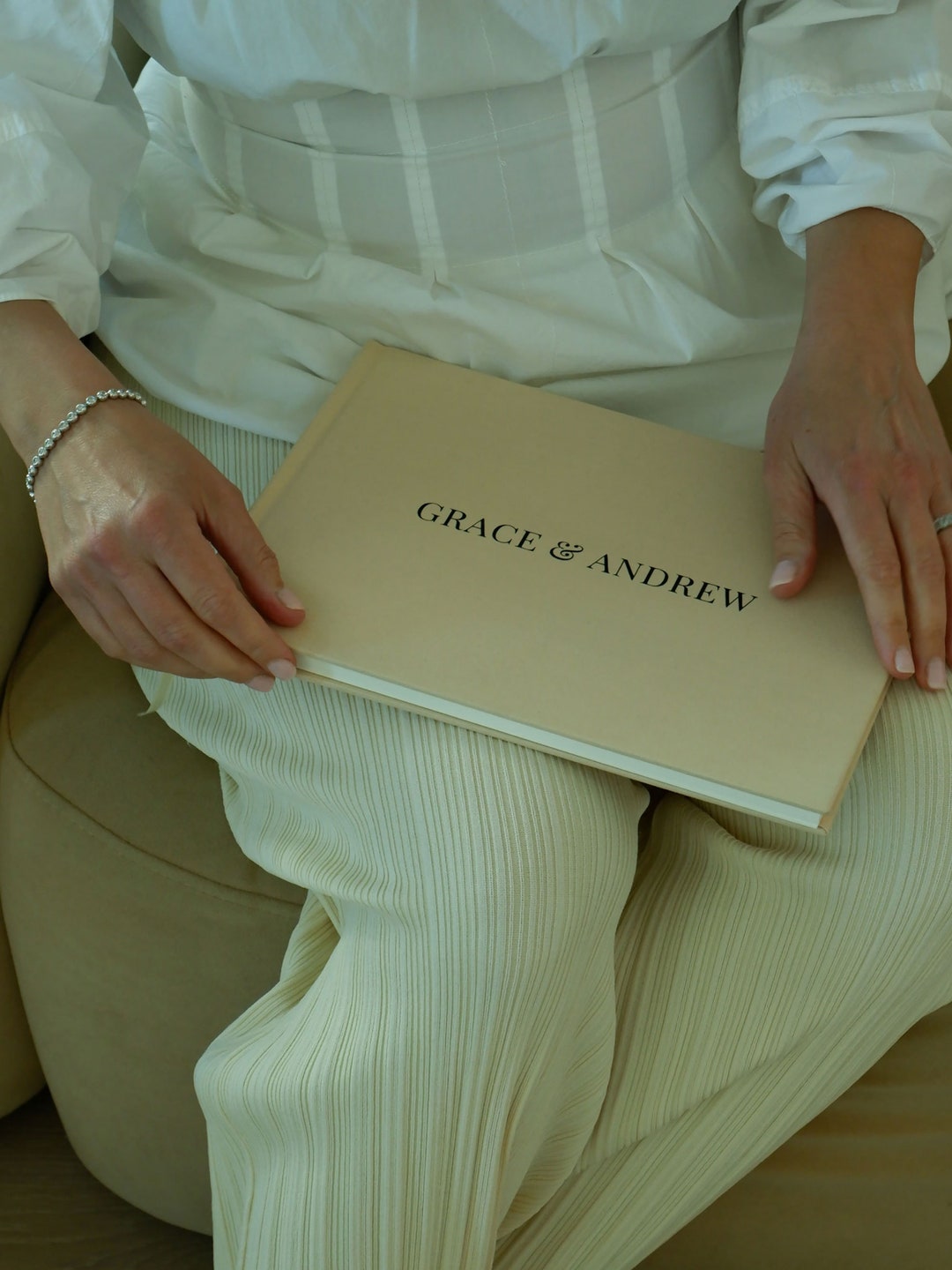 Wedding Guest Book Luxe Linen Hardcover Guest Book Guest Book Wedding