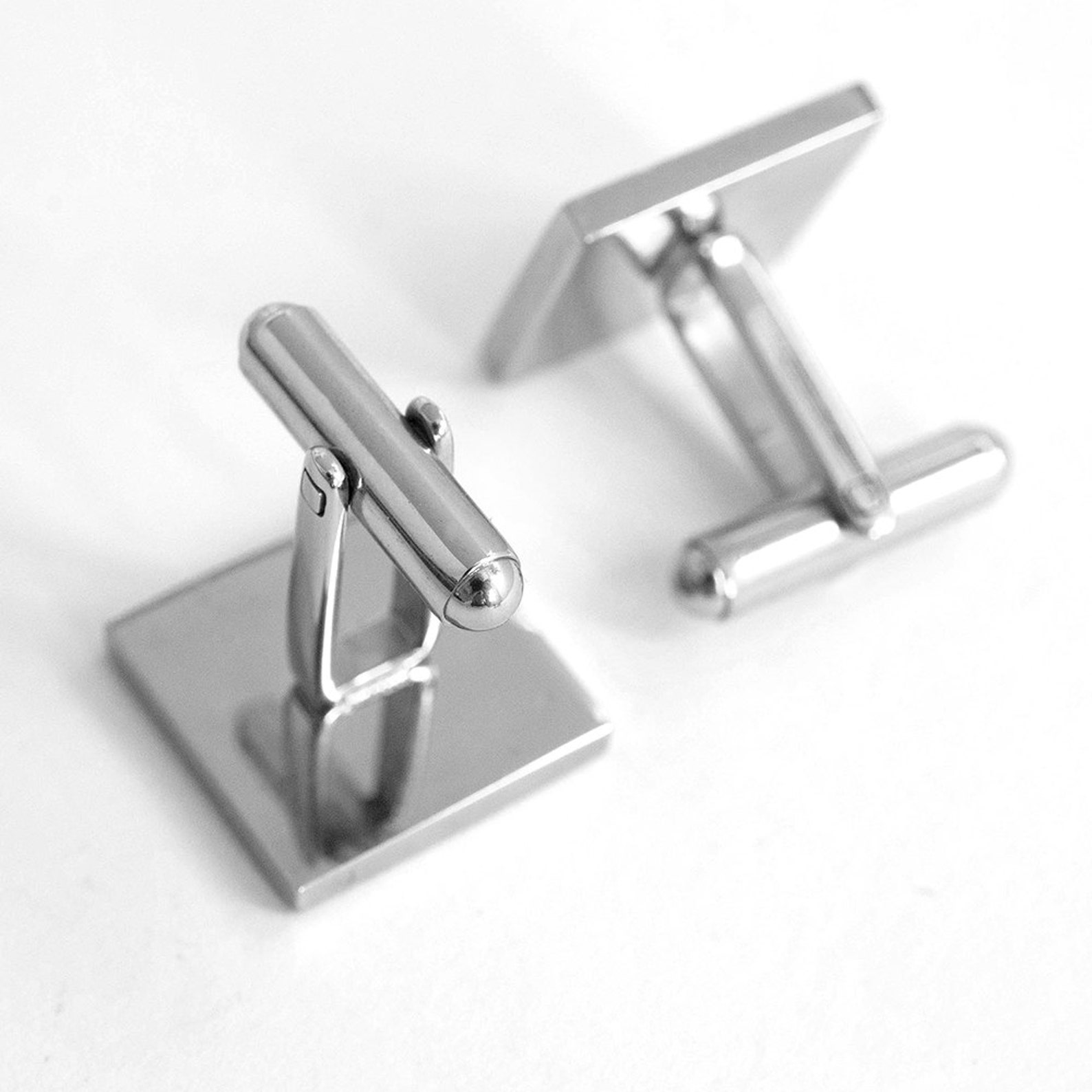 Stainless Steel Cuff Links Engraved Cufflinks Personalized Etsy