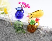 1Pcs Glass Bottles,Coffee Maker Wishing bottle,mini small teapot bottle,Teapot-shaped bottle,DIY Handmade jewelry findings