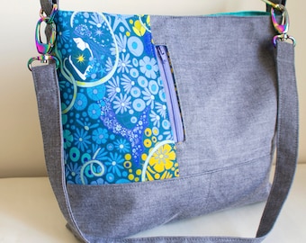 Lianna Bag, PDF Sewing Pattern, bag sewing tutorial, handbag bag pdf sewing pattern, handbag, cross body bag pattern, everyday bag
