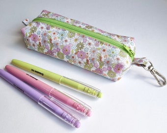 Small Pencil Case PDF sewing Pattern, travel pencil pouch sewing pattern, boxy pouch pattern