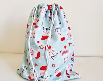 Gift pouch sewing pattern | 3 sizes included | Lined and unlined options | sewing tutorial | project bag | drawstring bag | eco friendly