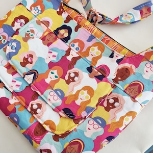 Crossbody Bag PDF Schnittmuster, Ellie Tasche, Umhängetasche, Beuteltasche, Alltagstasche, Taschentasche, PDF Schnittmuster, Nähanleitung, Taschenschnittmuster