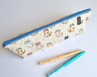 Pencil Pouch PDF Sewing Pattern, easy pencil case, beginner friendly, Triangle pencil case, zipper bag, PDF pattern, sewing bundle, SVG file