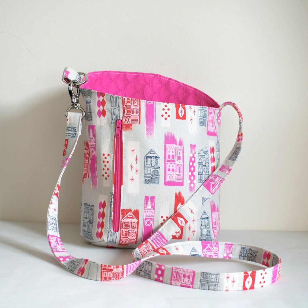 Kids Bag PDF Sewing Pattern (SVG File & Sew Along Video), Crossbody ...